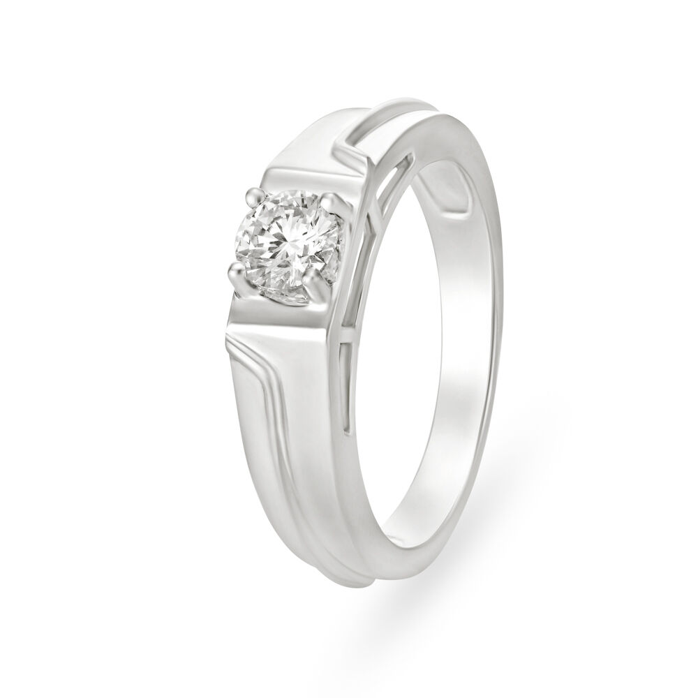 Classic Platinum Finger Ring for Men