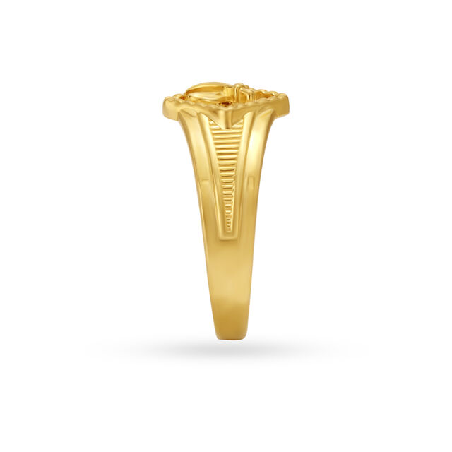 Crossing Swords Gold Finger Ring For Men,,hi-res image number null
