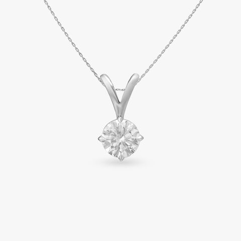 Pure Glow Solitaire Pendant