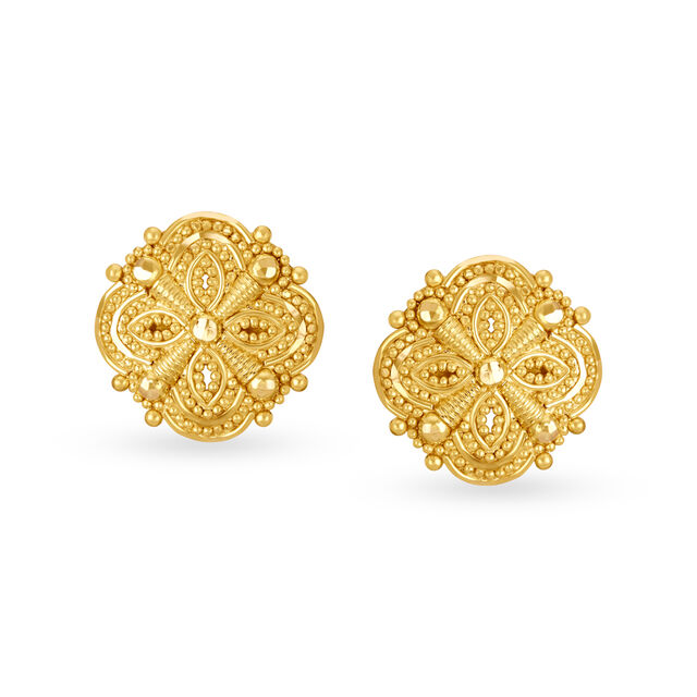 Lovely Intricate Stud Earrings,,hi-res image number null