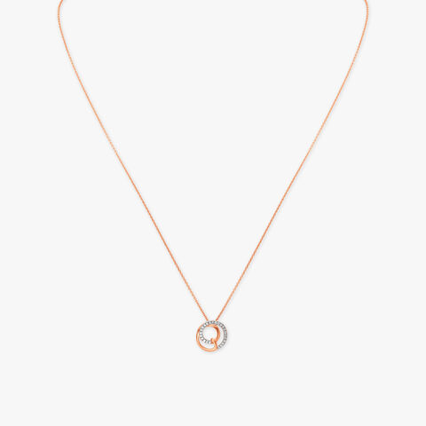 Lovely Loop! Diamond Pendant with Chain