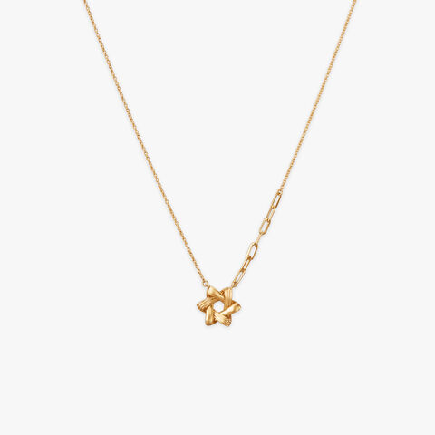 Layered Circle Gold Necklace