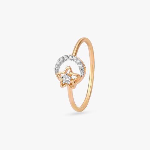 Moonlit Star Diamond Ring Diamond Ring