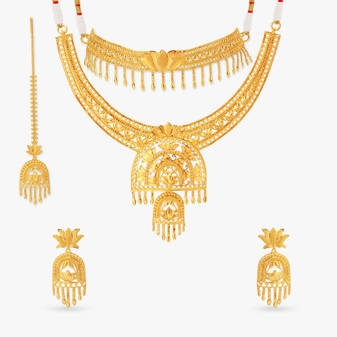 Palki Heritage Gold Jewellery Set