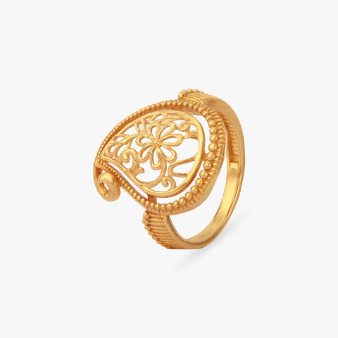 Heritage Paisley Gold Ring