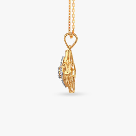 Lattice Glow Diamond Pendant