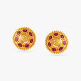 Floral Glam Stud Earrings,,hi-res image number null