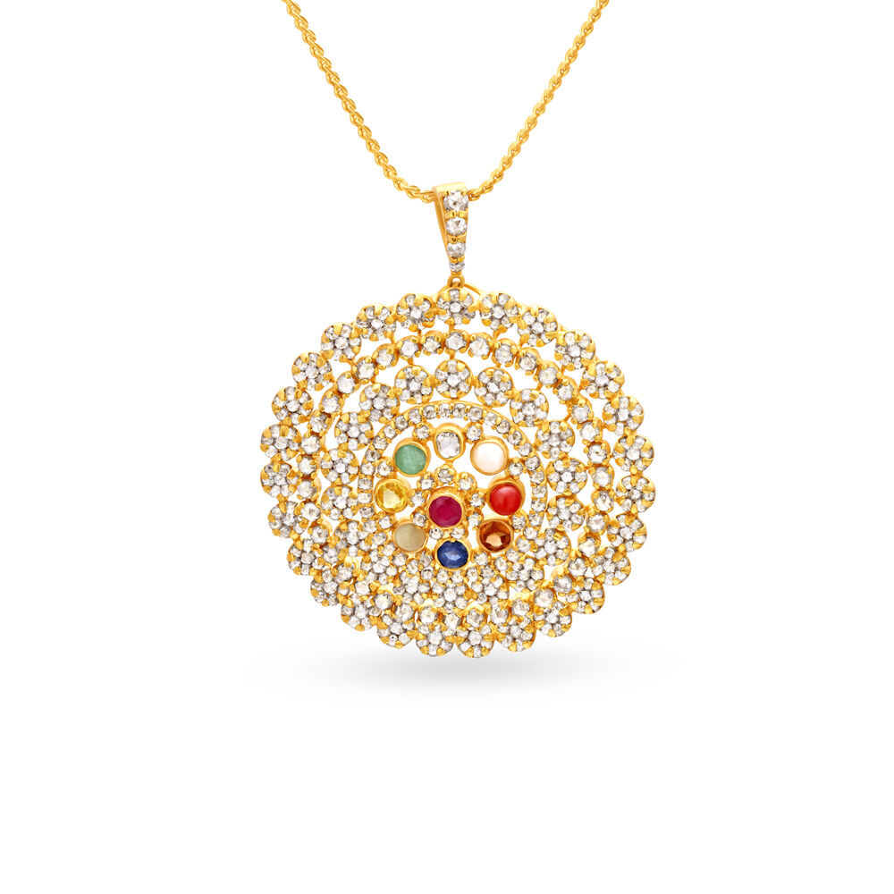 Tanishq online big pendant