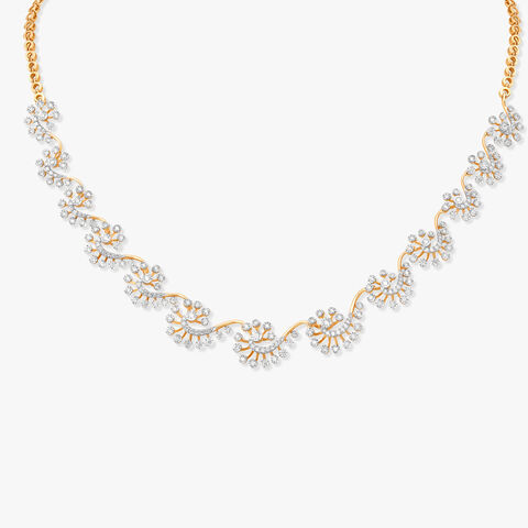 Curls of Brilliance Diamond Necklace Set