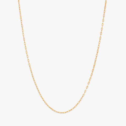 Oval Gleam Gold Chain
