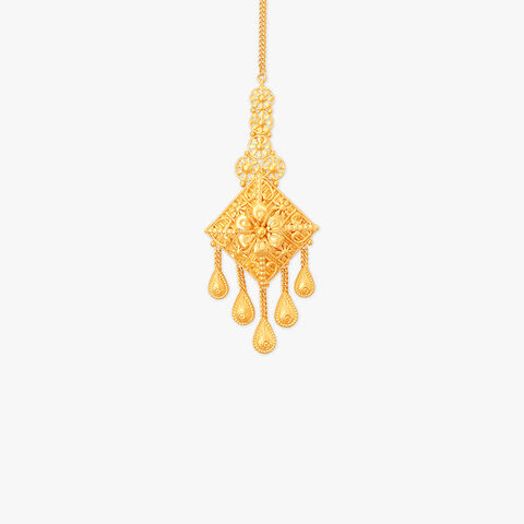 Divine Splendour Gold Maang Tikka