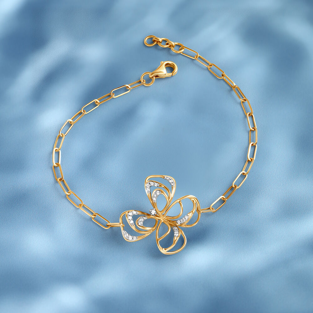 Buy Gold Chain Bracelet  Stylish  Elegant  CaratLane