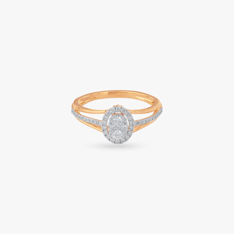 Oval Halo Diamond Ring alternate view 1