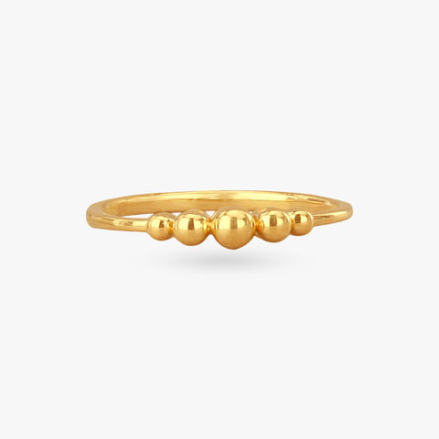 Dainty Dots Gold Ring