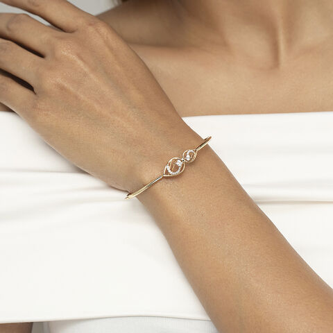 Beal Glam Gold and Diamond Bangle