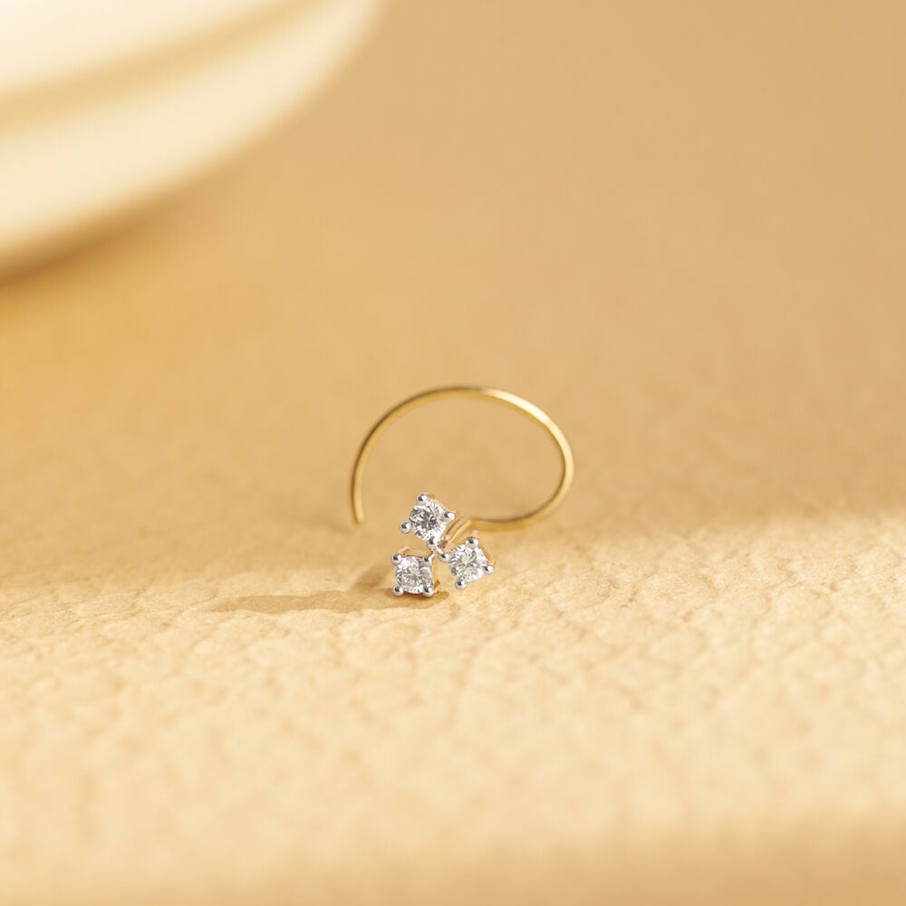 Diamond Nose Pins Buy Diamond Nose Pins Online Tanishq