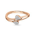 14 KT Rose Gold Beautiful Ring,,hi-res image number null