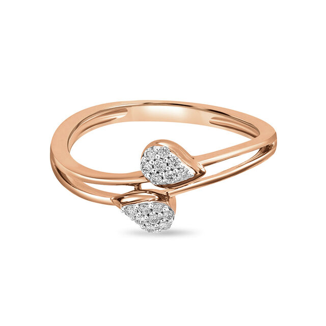 14 KT Rose Gold Beautiful Ring,,hi-res image number null