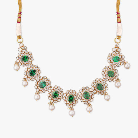 Emerald Radiance Diamond Neckwear Set