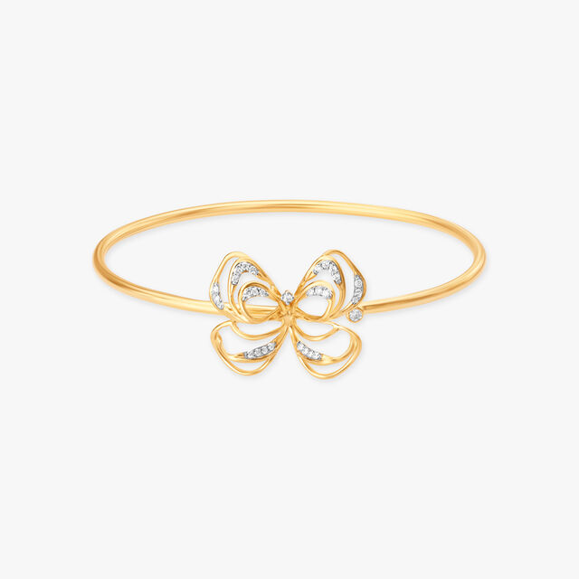 Enchanted Forest Bangle Bracelet with Diamonds main image 1