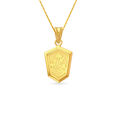 Lord Ganesha Engraved Men's Laser Cut Pendant,,hi-res image number null