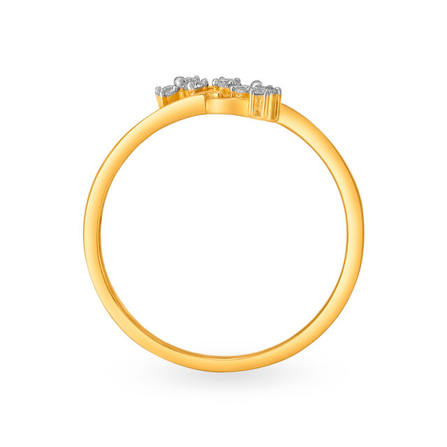 Charming Clover Leaf Diamond Ring,,hi-res image number null
