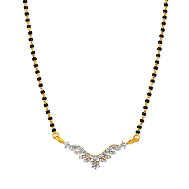Slender Star Diamond Mangalsutra,,hi-res image number null