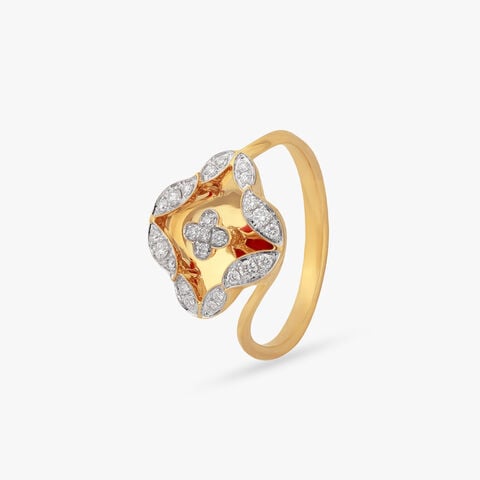 Golden Mirage Diamond Ring