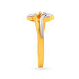 Ethereal 22 Karat Yellow Gold Leaf Finger Ring,,hi-res image number null