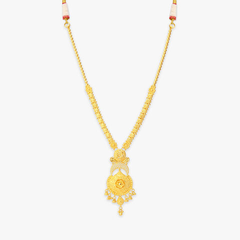 Dome Blossom Gold Necklace