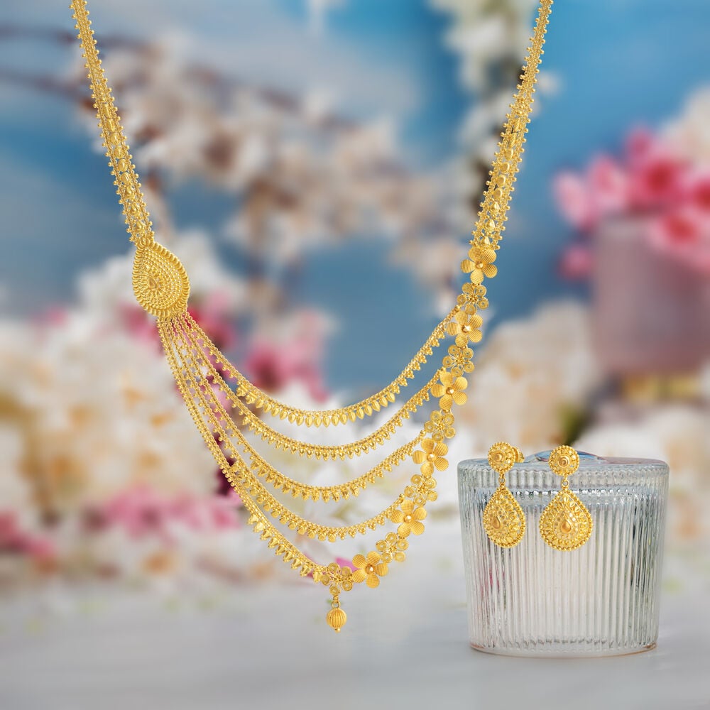 Tanishq layered necklace on sale