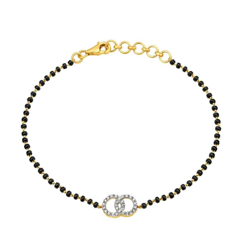 Tanishq black shop beads