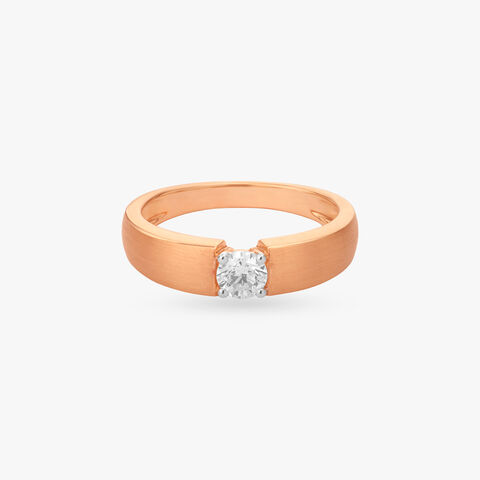 Eternal Brilliance Solitaire Ring for Men
