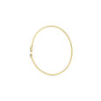 14Kt Yellow Gold Opposite Poles Gold & Diamond Bangle,,hi-res image number null