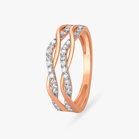 Twisted Strands Diamond Ring alternate view 1