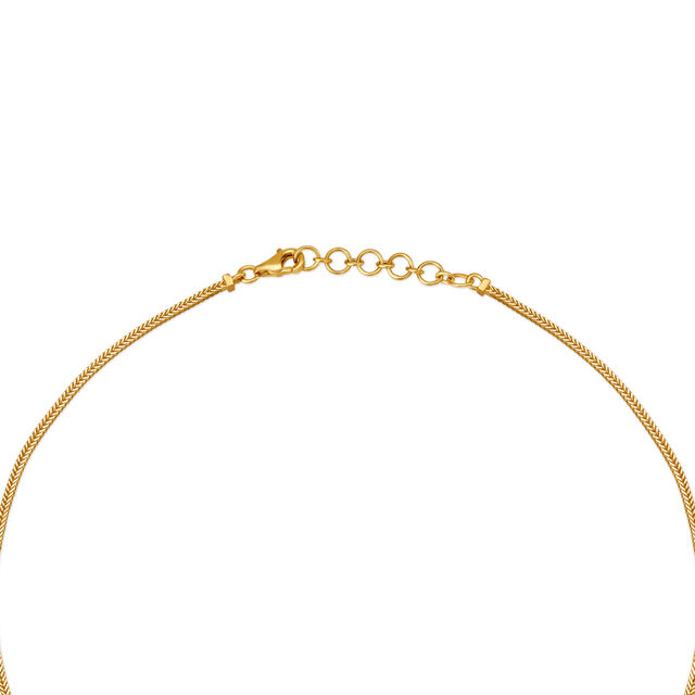 Sophisticated Gold and Diamond Necklace,,hi-res image number null