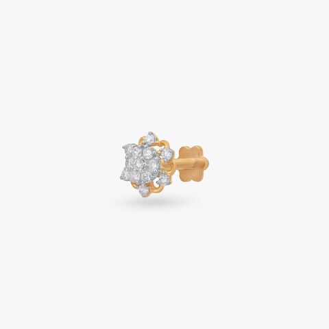 Luxe Petal Diamond Nose Pin