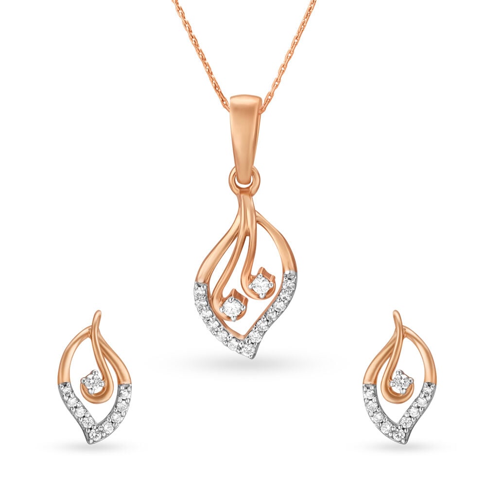 Pendants Earrings Set Tanishq Online Store