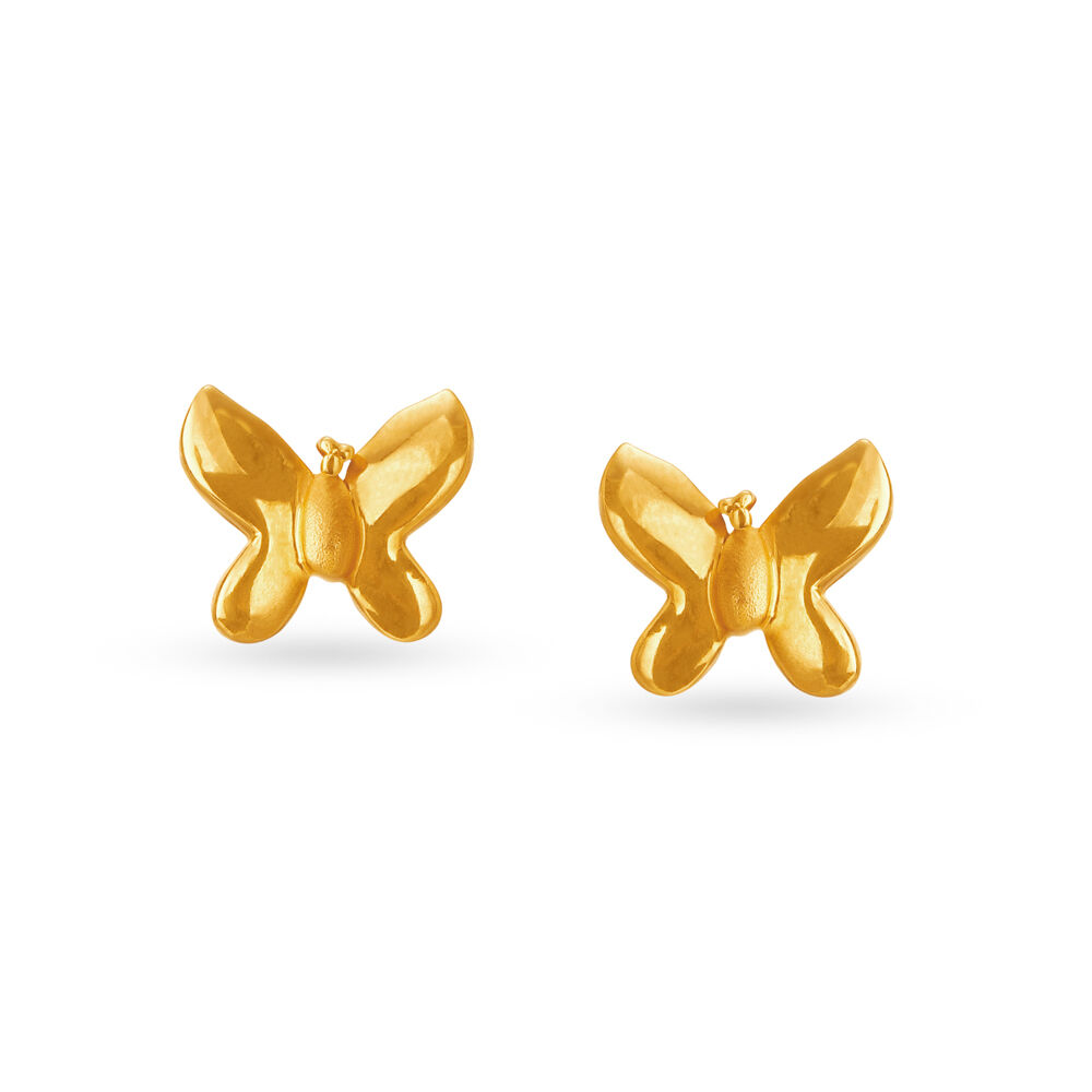 Tanishq butterfly earrings discount