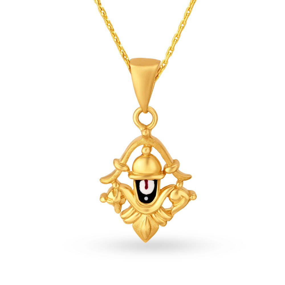 Gold pendant for mens tanishq sales