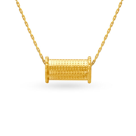 Sleek Gold Pendant Jacket