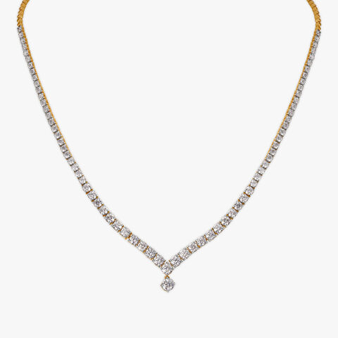Celestial Cascade Celeste Solitaire Necklace Set