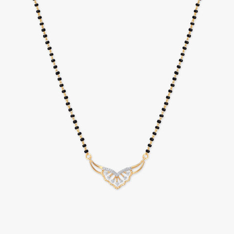 Wings of Vow Diamond Mangalsutra