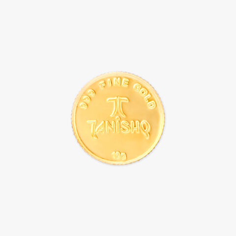 10 gram 24 Karat Gold Coin with Ganesha Motif