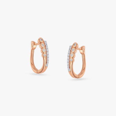 Lustre Lane Diamond Hoop Earrings