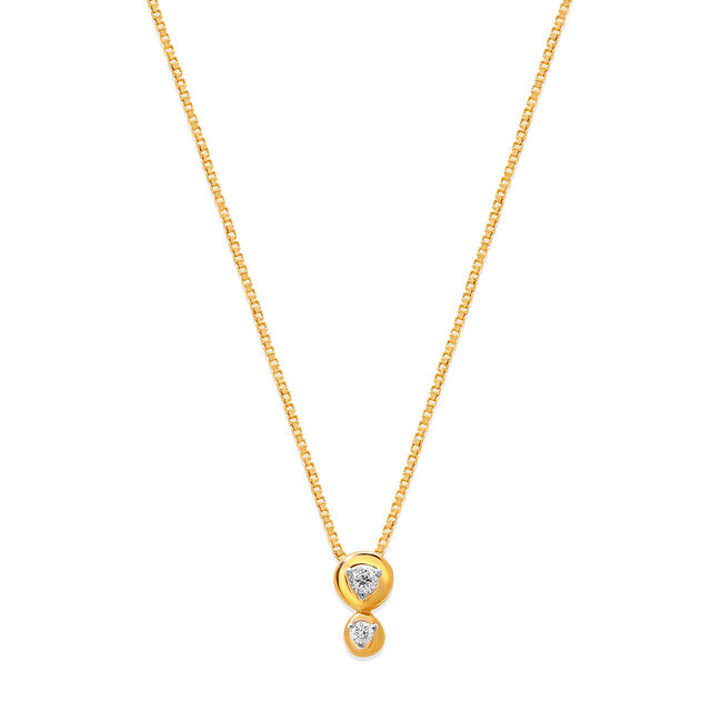 Mamma Mia 14KT Yellow Gold Bubble it up! Pendant with Chain,,hi-res image number null