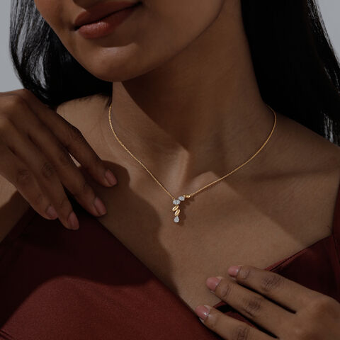 Cascading Rhythm Diamond Necklace
