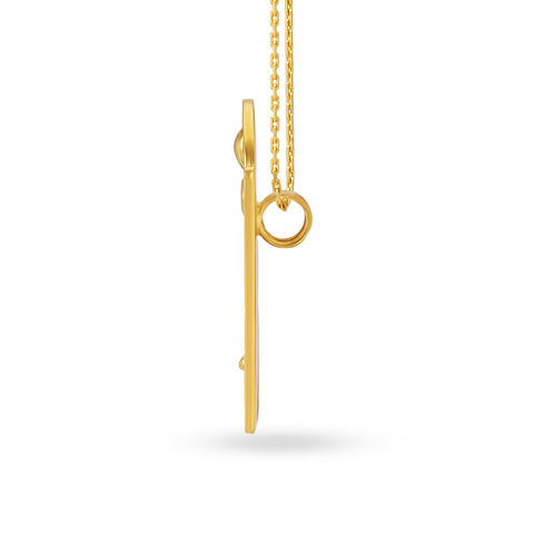 Charming Gold Traditional Thali Pendant