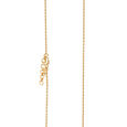 18 KT Yellow Gold Abstract Glimmer Diamond Pendant with Chain,,hi-res image number null