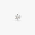 Bright Dazzling Gold and Diamond Nose Pin,,hi-res image number null